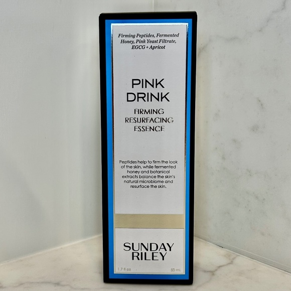 Sunday Riley Pink Drink Firming Resurfacing Essence - Full Size - Sealed - NIB - Picture 1 of 5